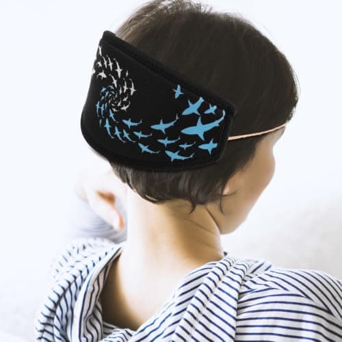 CAXUSD Swimming Mask Double Layer Anti Fog Neoprene Hair Strap Black — view 5