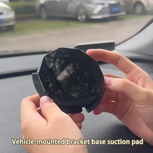 KieTeiiK Curved Dashboard Mounting Disc Set of 2 Enhanced Adhesive Phone Holder Base Suitable for Stable Car Mount Compatibility Nonslip Dashboard Phone Mount — view 6