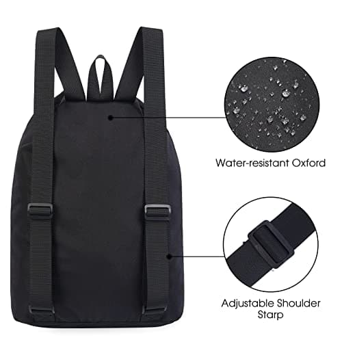 WANDF Swim Bag Mesh Drawstring Backpack Beach Backpack for Swimming, Gym, and Workout Gear(Black) — view 4
