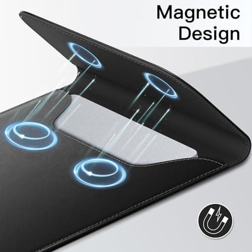 JETech Slim Laptop Sleeve for 14-Inch Devices, Black — view 4