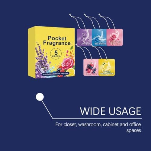 Fragrance Sachets 5 Pack Odor Eliminator Freshener Deodorizer — view 5