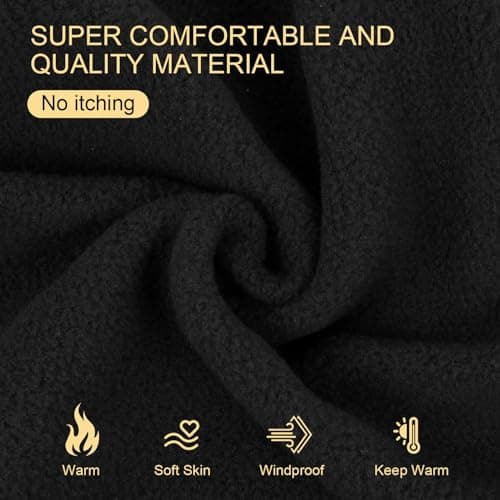 FEIKELUN Balaclava Ski Mask Snood Thermal Balaclavas for Men Winter Neck Warmer Women Snoods Windproof Fleece Hood Face Cover Hat Neck Gaiter for Motorcycle Fishing Walking Hiking Outdoor Sports — view 2