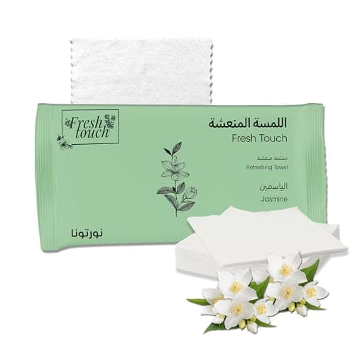 TB1 Products Luxury Towel Wipes 6 Pack – Large 25x25cm Towels – Individually Wrapped Soft Napkins for Face, Hands & Body – Hot or Cold Use for Travel, Events & Hospitality (6 Pack, Jasmine)