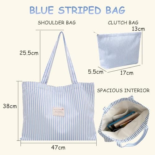 WSXQAZ Large Beach Bag, Summer Beach Tote Bags for Women — view 3