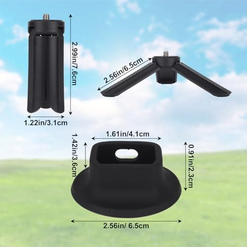 Mini Tripod for DJI Osmo Pocket 3 Portable Tripod Stand Black Mount — view 2