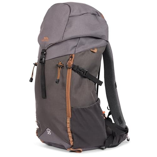 Trespass 35L Hiking Rucksack Pass Dark Grey in Size - Medium — view 3
