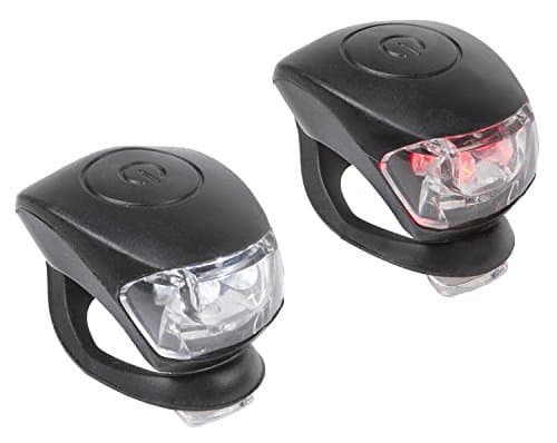 M-Wave Cobra IV Lights with White and Red LED (Pair), Black