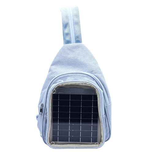 XUMIUZIY 20W Solar Backpack Light Blue Hiking Camping Travel Power — view 6