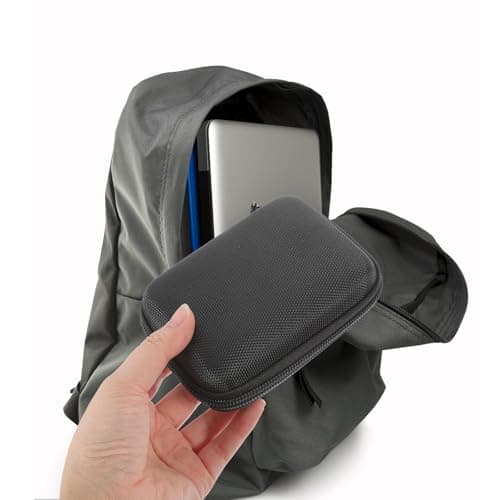 GALPADA Eva Cable Organizer Case for Data Cable and Headphone Black — view 4