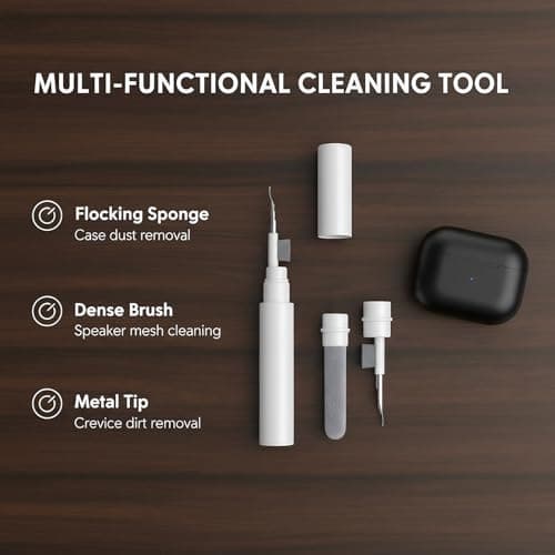 TwinkleHom AirPod Cleaning Kit - New Generation Multifunctional Cleaning Pen for Bluetooth Earphones, Phone Speakers, Keyboards & Electronic Devices | Portable Travel Cleaning Tools — view 5