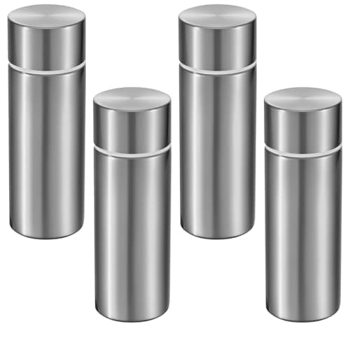 4Pcs Small 120ml Water Bottle Mini Coffee Vacuum Flask Small Capacity Portable Stainless Steel Travel Drink Mini Flask Insulated Cup for Home School Office Camping