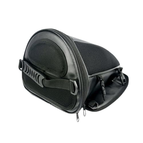 AAWEI Motorbike Rear Seat Bag for Royal Enfield Himalayan 450,Waterproof Motorcycle Tail Bag Luggage,Small Size Large Capacity,Breathable Mesh Outdoor Riding Pack — view 4