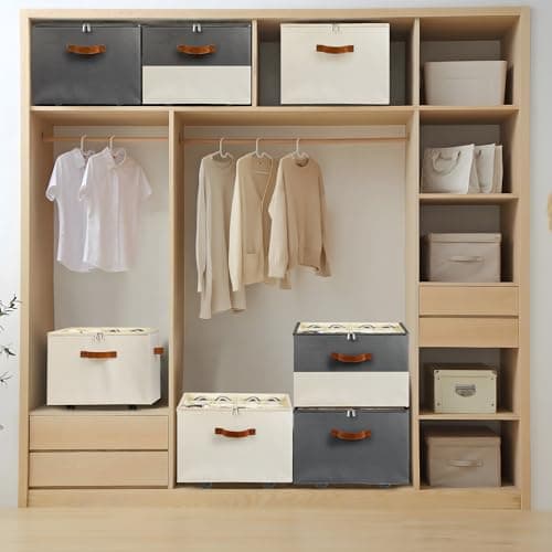 Foyego 2 Pack Shoe Organizer for Closet, Shoe Storage with Wheels, Gray — view 2