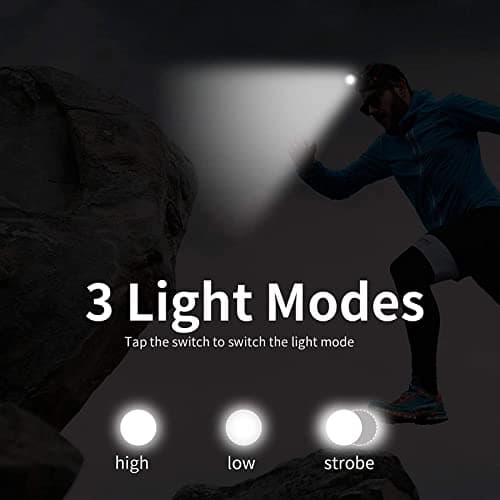 BORUIT LED Head Torch with White Light, 1000 LM Head Torch Battery Powered — view 6