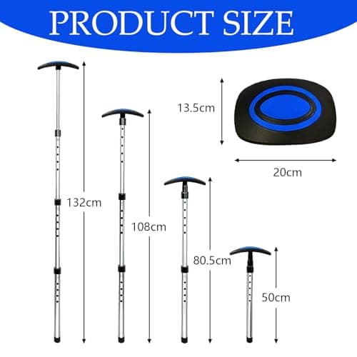 Yeqqzq Adjustable Golf Travel Bag Support Rod — view 2