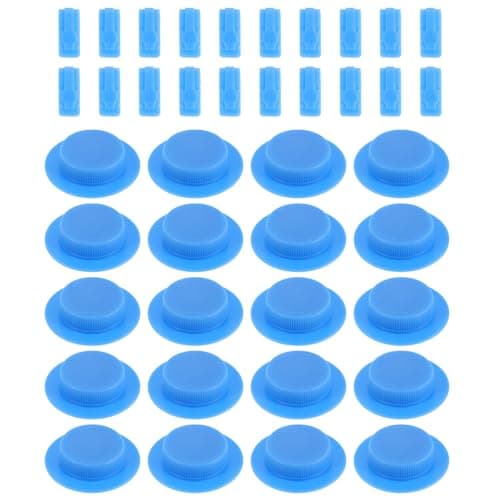 NIYANGLE 20 Sets Vacuum Bag Valve Plug Replacement Caps for Compression Storage Bags, Airtight Silicone and Plastic Sealing Accessories with User-friendly Design for Travel and Home