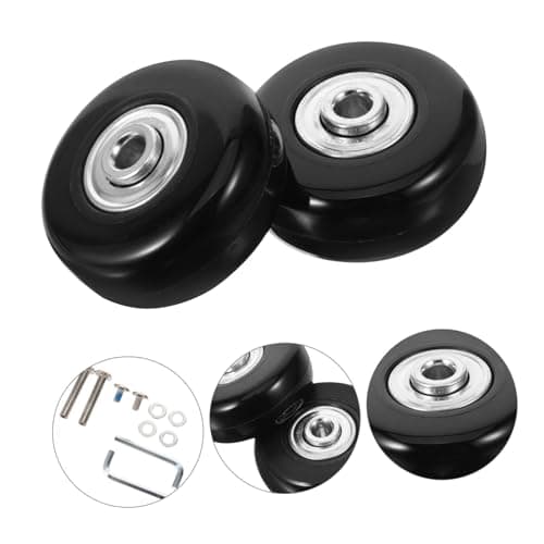 Gatuida Luggage Wheels Replacement Kit, Suitcase Wheel Repair Kit with Swivel Caster, Metal and Rubber, 2pcs, Simple Installation for Luggage and Suitcase Repairs — view 6