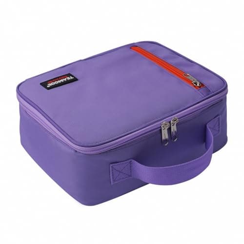 TEAMOOK Lunch Bag Insulated Lunch Box Cool Bag for Adults and Kids 5L Purple — view 3