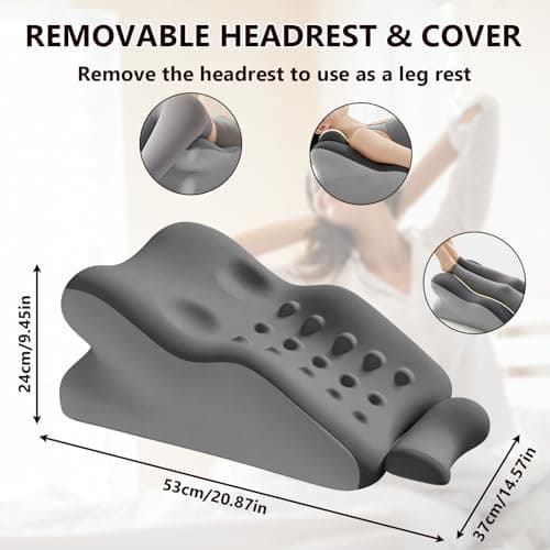 Cumnvulnt Sweet Spot Pillow for Couples, Wedge Pillow 27° Ergonomic Rebound Memory Foam Intimacy Pillow, Sweet Love Nest Spark Provides Waist and Neck Contoured Support — view 2