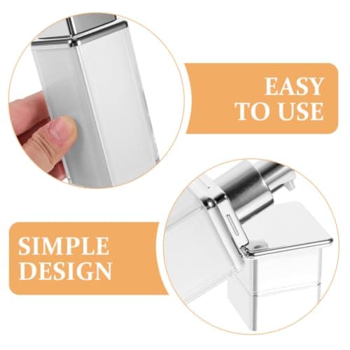 GETAJGHSD Ml Portable White Plastic Refillable Lotion Pump Bottle Dispenser for Shampoo and Cream, Travel Size Moisturiser Pump Dispenser Suitable for Wash Basin and Hotel Use — view 6