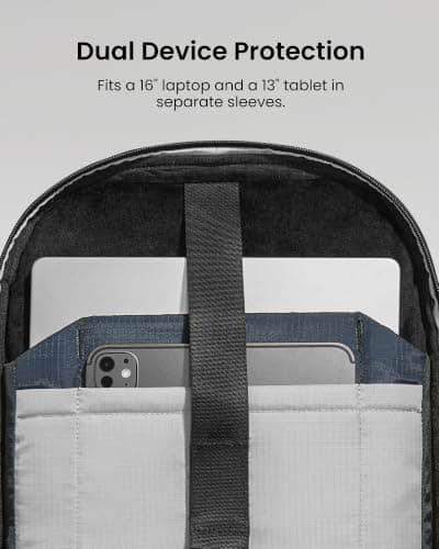 tomtoc Laptop Backpack 26L, Large Work Bag Fits 15.6-16 Inch Laptop — view 5