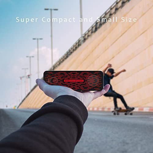 Sonkir Super-Portable Bluetooth Speaker with 5W Single Speaker Hi-Fi Sound, Deep Bass for 360° Surround Sound, 8H Playtime — view 2