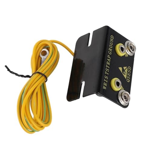 Naroote Grounding Plug for Wrist Straps and ESD Workstations with Anti Static Function for Dual Users Made of Durable Plastic and Metal — view 3
