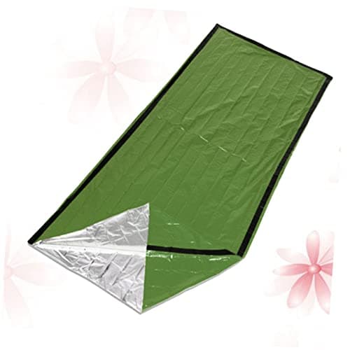 iplusmile Thermal Sleeping Blanket Pe Aluminum Film Survival Travel Bag for Outdoor Activities and Expeditions, Easy to Carry Anti-cold Sleeping Blanket Keeps Warm for Winter and Autumn — view 5