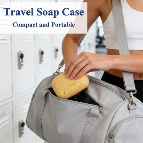 Soap Dish With Lid, Soap Holder, Travel Soap Case, Closable Soap Holder To Keep Soap Clean,Waterproof Leakproof Portable Soap Box For Soap Bar, Shower, Bathroom, Travel, Hiking,Gym - 2PCS — view 5