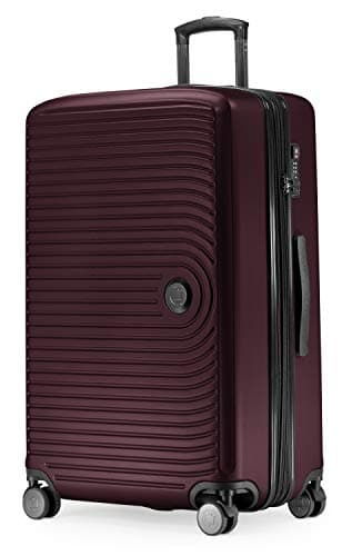Hauptstadtkoffer - MITTE - Large Check-in Trolley, Hard Shell Suitcase with Extension, TSA, 4 Double Spinner, 76 cm, 138 L, Burgundy