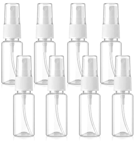 FRCTLNKG 8 Pack Mini Spray Bottle, Small Plastic Small Spray Bottle