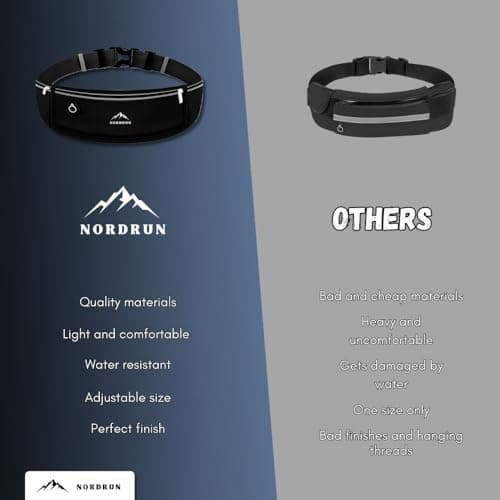 Adjustable and Waterproof Running Belt Suitable for All Phones | Running Belts for Women and Men | Phone Holder for Running | Sporty Waist Bag — view 6