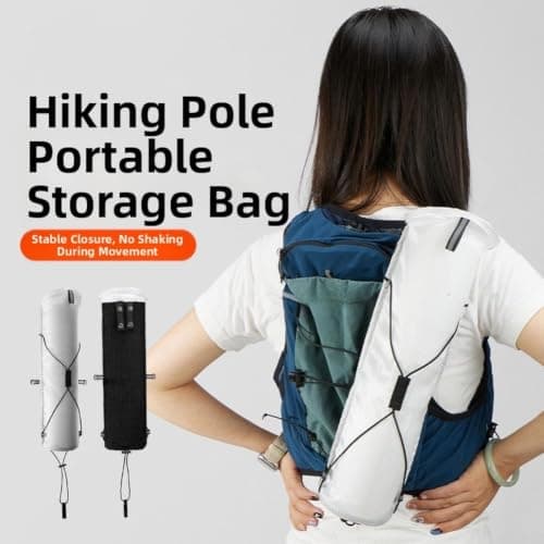Posheliox Ultralight Hiking Pole Storage Bag, Foldable — view 3