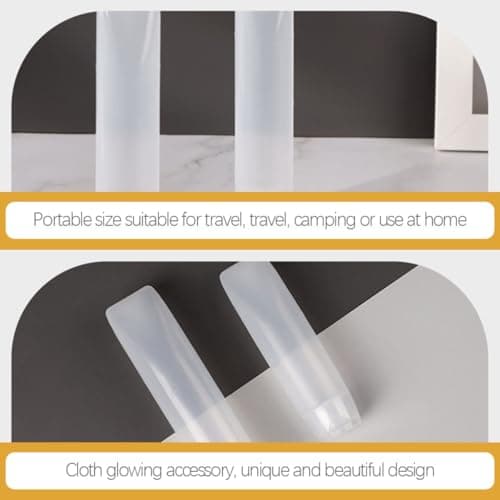 ifundom 10pcs Portable Refillable Empty Lotion Bottles Pe Pp Material with Flip Cap 50g Travel Size Tubes for Cruises and Activities — view 5