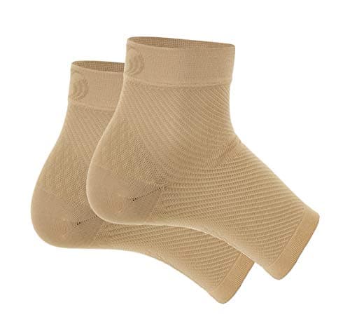OrthoSleeve FS6 Plantar Fasciitis Foot Compression Sleeves, Natural Large — view 2