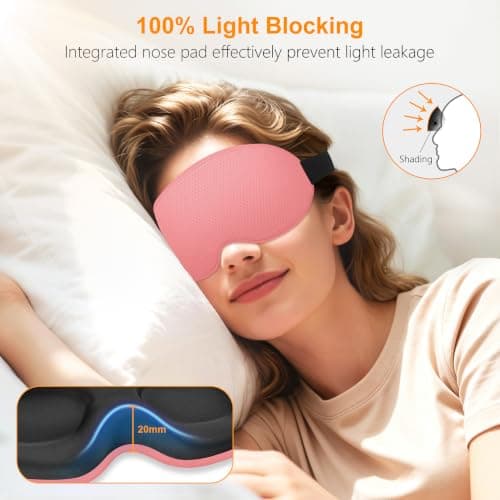Gritin 2026 Gen 2 Sleep Mask-100% Blackout Eye Sleeping Mask for Women&Men — view 2