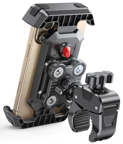 CIRYCASE Motorbike Phone Holder [Upgraded Vibration Damp], Bike Phone Mount