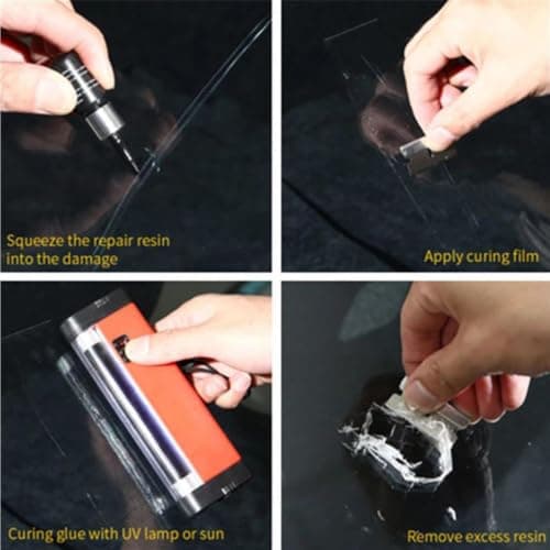 DzpKrka Windshield Crack Repair Rearview Mirror Fluid Filler Coating Agent — view 4