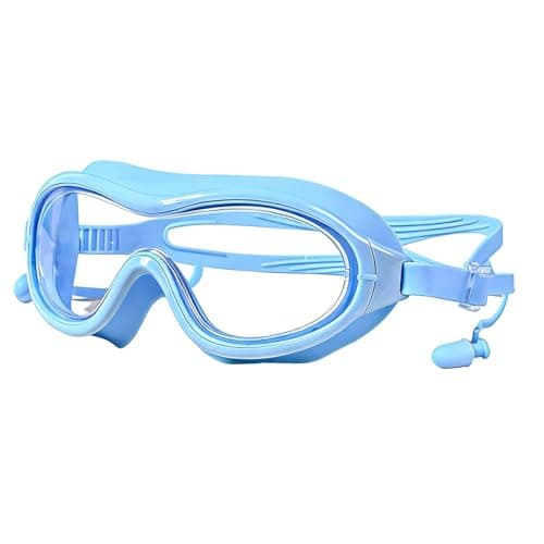 Wetopee Open Water Polarized Adult Swim Goggles, Anti Fog UV Protection No Leakage, Clear Vision Easy Adjustable Swimming Goggles for Men Women Teenagers