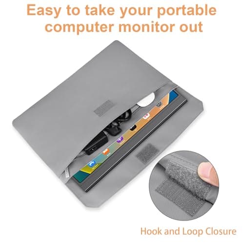 MOSISO Portable Monitor Case Sleeve 16.1 inch, Gray — view 3