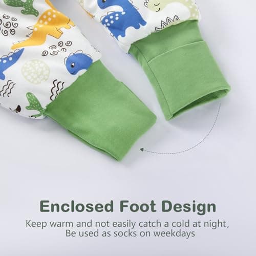 MIKAFEN 2.5 Tog Sleeveless Toddler Sleeping Bag with Feet, 90cm/ 3-4 Years — view 5