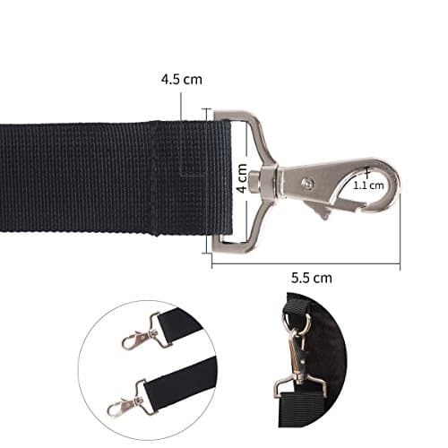 JAKAGO Replacement Shoulder Strap with Pad, Adjustable Shoulder Bag Straps — view 5