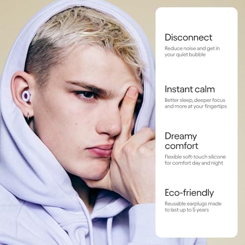 Loop Quiet 2 Ear Plugs - Ultra-Comfy Reusable Hearing Protection for Sleep — view 2