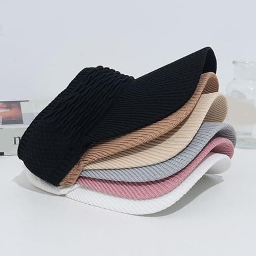 Stylish Fish Scale Design Summers Sun Hat Breathable and Comfortable for Beach Travel Hiking Fishing Scale Pattern Sun Hat Black — view 6