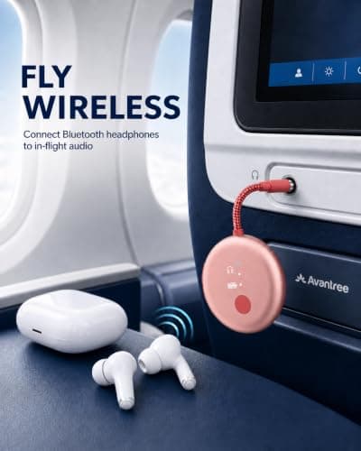 Avantree SoundJet R1-25Hr Airplane Bluetooth Adapter for All AirPods — view 2