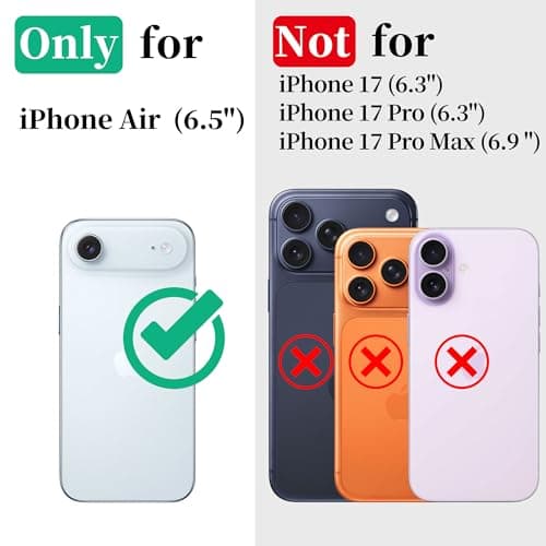 Cozycase TOP Full Waterproof 360 Military Case for iPhone Air, Black — view 2