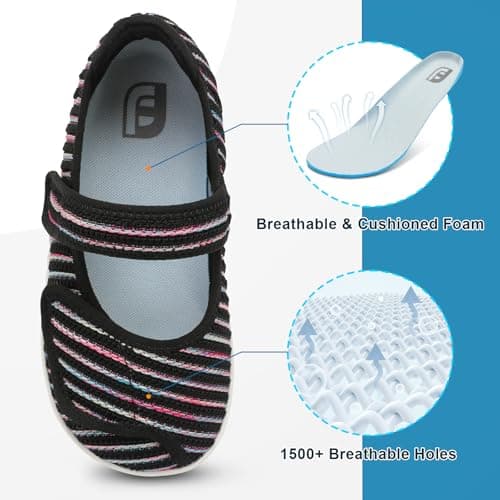 JOINFREE Womens Walking Shoes for Swollen Feet Wide Fit Color Black — view 4