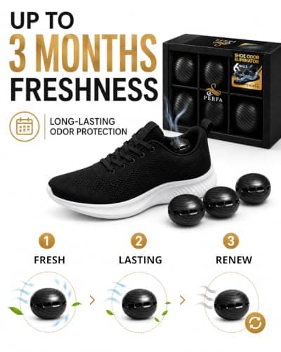 Shoe Deodorizer Balls Greed Long-Lasting Boot Smell Remover by Perfa — view 3