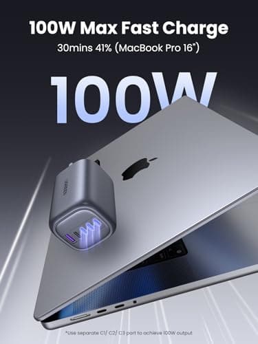 UGREEN USB C Charger 100W Nexode 5-Port GaN Fast Laptop Charger — view 2