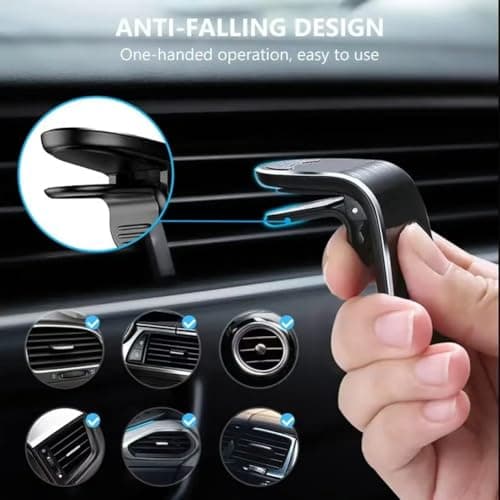 SHUNYIA Car Mobile Phone Holder for BMW 5 Series F11 Travel 2011-2016,Super Stable Phone Holder Convenient Car Phone Mount Magnetic Mount Smartphones Mount Automobile,Gold — view 5